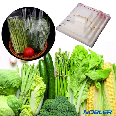 أكياس الخضروات الشفافة المخصصة مع فتحات الهواء