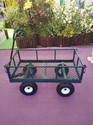 عربة حديقة خضراء بوعاء عربة قابلة للنفخ سهلة وسهلة