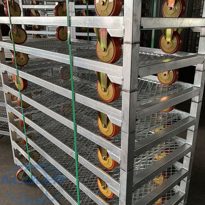 عجلات مع الفرامل عربة دانماركية 50 كجم تحمل قدرة الحمل عربة نقل دائمة مصممة للتطبيقات الصناعية