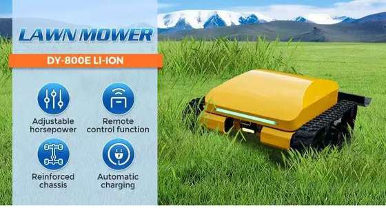 جزارة العشب الذكية المتحكم بها عن بعد، مع بطارية ليتيوم فوسفات الحديد (LiFePO4) ، محرك رباعي، توفير الطاقة وصديقة للبيئة، و3 ساعات من التشغيل المستمر.