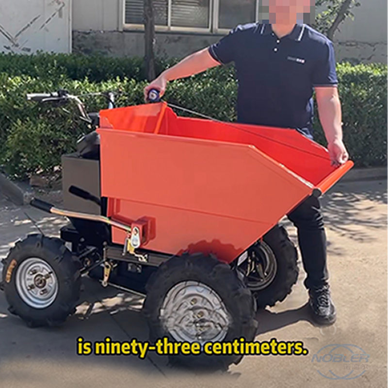 شاحنة تفريغ صغيرة كهربائية ببطارية الجرافين للحصى أو المنتجات الزراعية